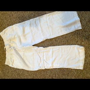 100% Linen Merona Women’s Flowing Pants. Size Lg.